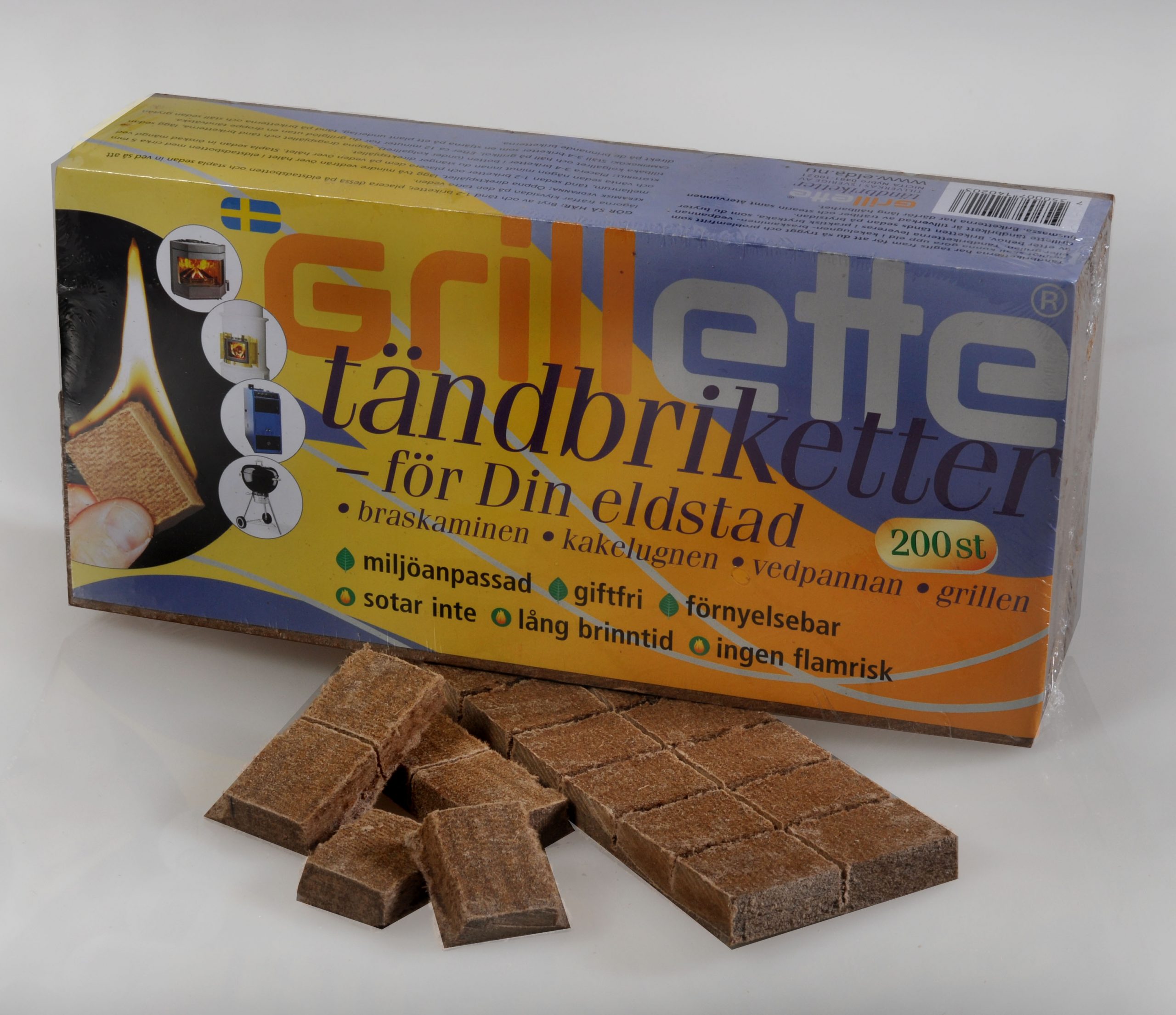 Grillette® Tändbriketter 200